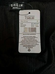 Shein High Rise Mock Buttons Textured Mini Hotpant