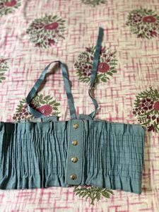 Blue Corset Belt