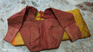Beautiful Yellow Saree with Golden Border