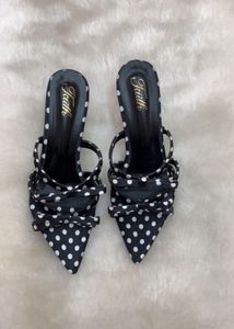 Stylish Polka Dot Heels