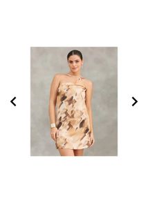 Abstract Print Mini Dress