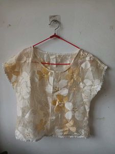 Sheer Floral Lace Top