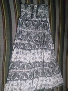 Boho Paisley Tiered tube dress