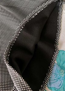 Dorothy Perkins Black And Ivory Spot Dress