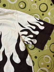 Flame Print T-Shirt