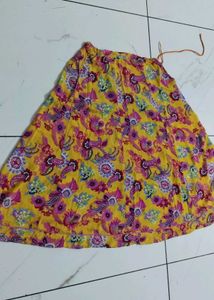 Vibrant Paisley Print Maxi Skirt