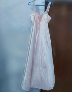 Light pink satin gown