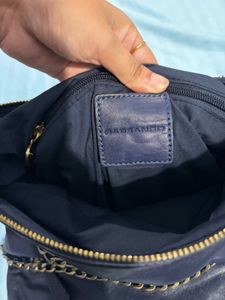 Rabeanco butter soft calf Leather Fold-over Clutch