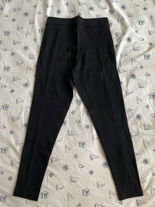 Classic Black Skinny High-Waist Trousers