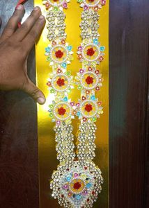 fancy dulha haar and god idols necklace. takpath m