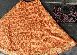Lehenga Choli Set with trouser free