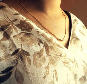Floral Print V-Neck kurta