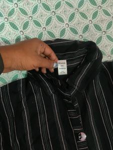 Wonderful...Striped Hi-Lo Dress