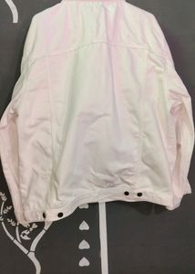 Pure White 🤍 Denim Jacket 🧥