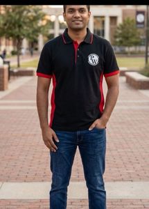 Men's Black & Red PW T-Shirt