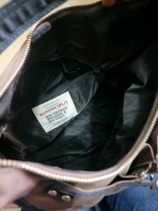 Ggl Shoulder  Brown Hobo Bag