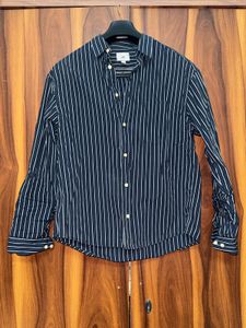 H&M Men's Striped Button-Down Shirt | Size(Small)