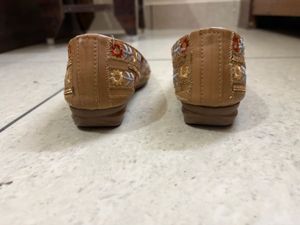 Embroidered Ballet Flats for Women