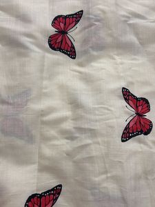 white  Print Kurta New with Tag