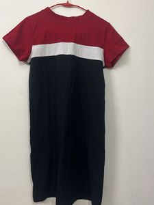 Color Block T-Shirt Dress