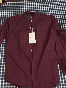 Maroon Casual Shirt