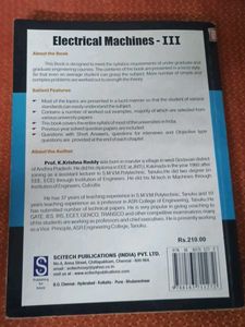 Electrical Machines - III by K. Krishna Reddy