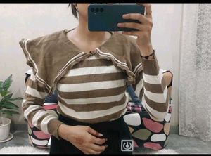 Striped Long Sleeve Top