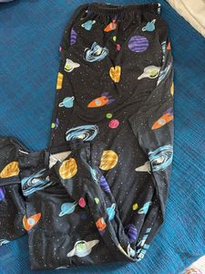 Cosmic Print Pajama Set