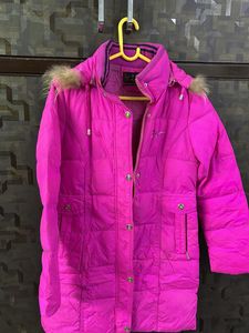 HOT PINK BUFFER JACKET FOR SHE