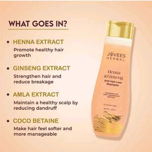 50.Jovees Herbal Henna &amp; Ginseng Shampoo