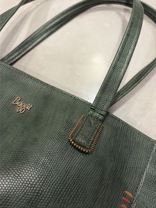 Stylish Dark Green Tote Bag