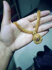 Gold-tone Necklace with Pendant
