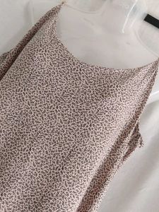 H&amp;M Lightweight Printed Spaghetti Strap Dress
