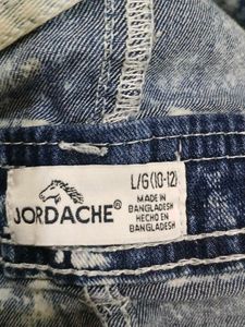 Denim Overall Shorts