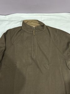 Men's Brown Quarter Zip Pullover