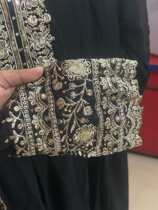 black anarkali suit 💖