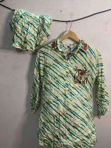 Stylish Printed Kurta with Pants