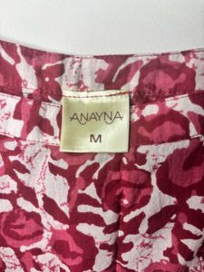 Elegant Red Printed Kurti | Size M