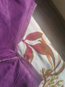 Beautiful Embroidered Purple Blouse