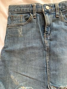Denim Mini Skirt