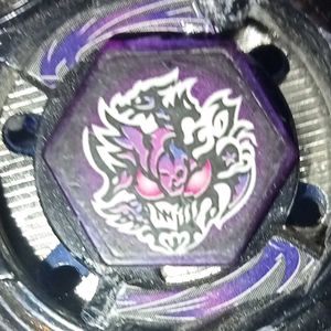 Rago Metal Diablo Nemesis beyblade with launcher