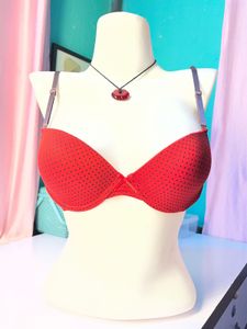 Red Polka Dot Bra