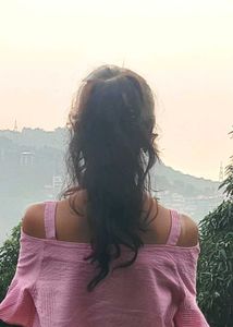 Pink Striped Cold Shoulder Top