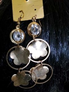 Beautiful Golden Dangle with Stone