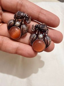 Unique Elephant Stud Earrings