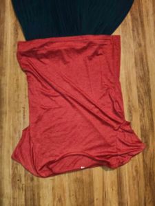 Comfy Red Tunic Top&skirt