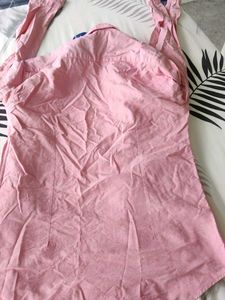 Men's Pink Zara Man Long Sleeve Shirt refer descr