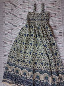 Floral Print Summer Maxi Dress