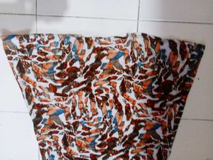 Patterned Long Sleeve Dress