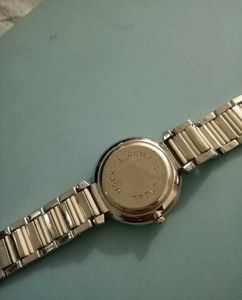 GUCCI LABELLED White Ceramic &amp; Crystal Watch